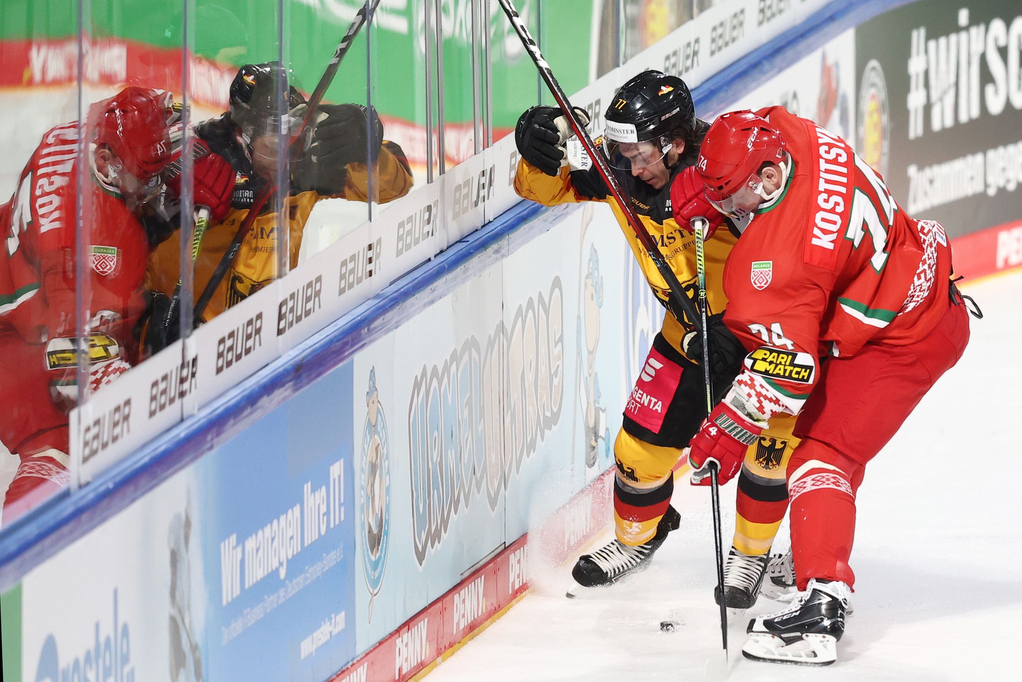 Eishockey-Team verliert Testspiel gegen Belarus