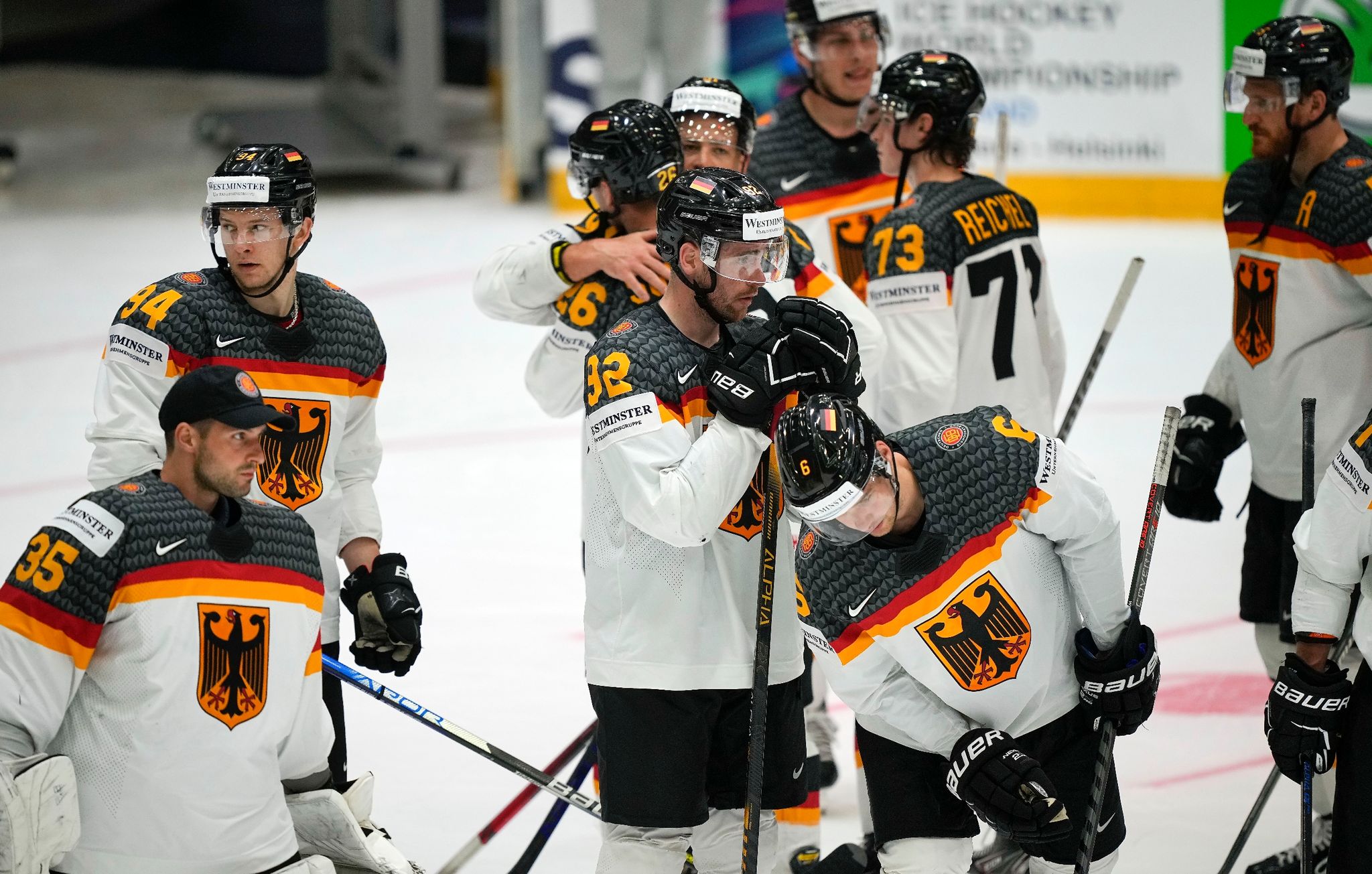 DEB-Team bei WM 2023 gegen Weltmeister Finnland