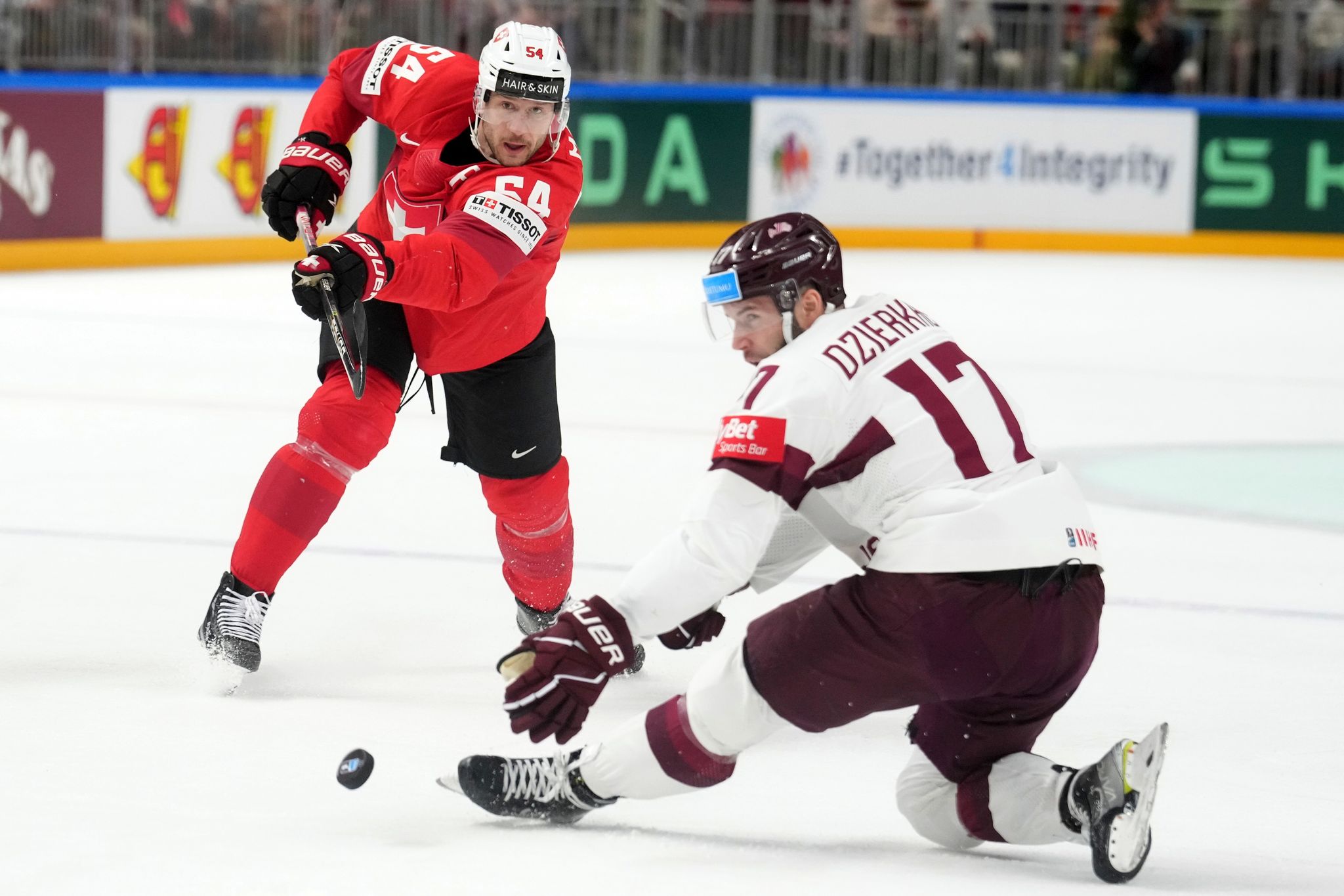 Niederlage für Schweiz – Gastgeber Lettland im Viertelfinale