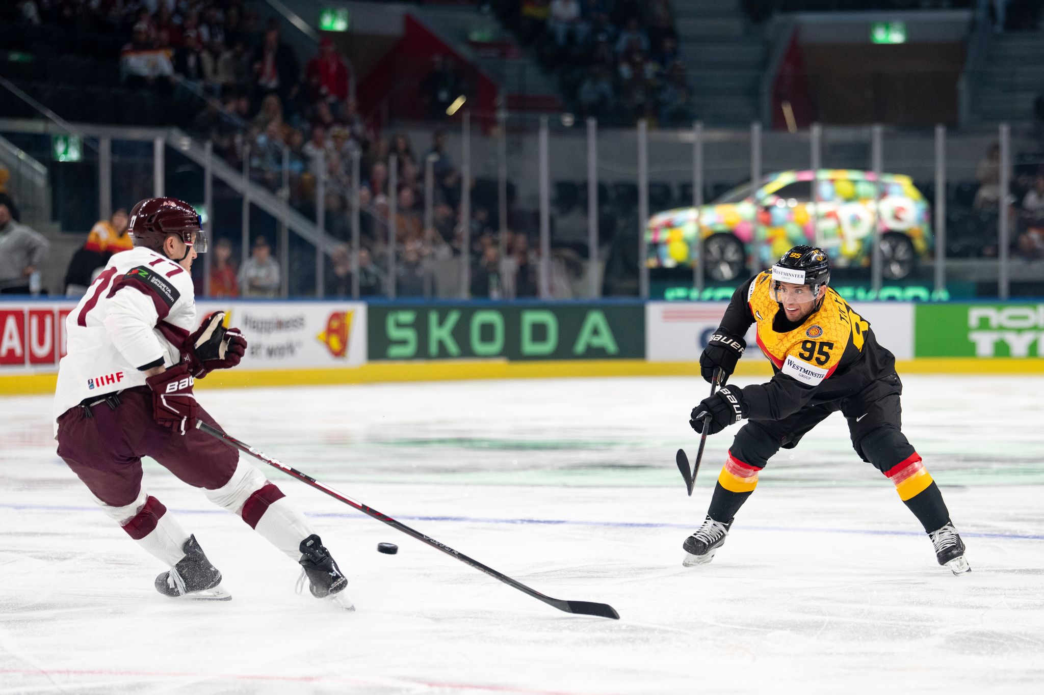 Viertelfinale stark in Gefahr: DEB enttäuscht gegen Lettland
